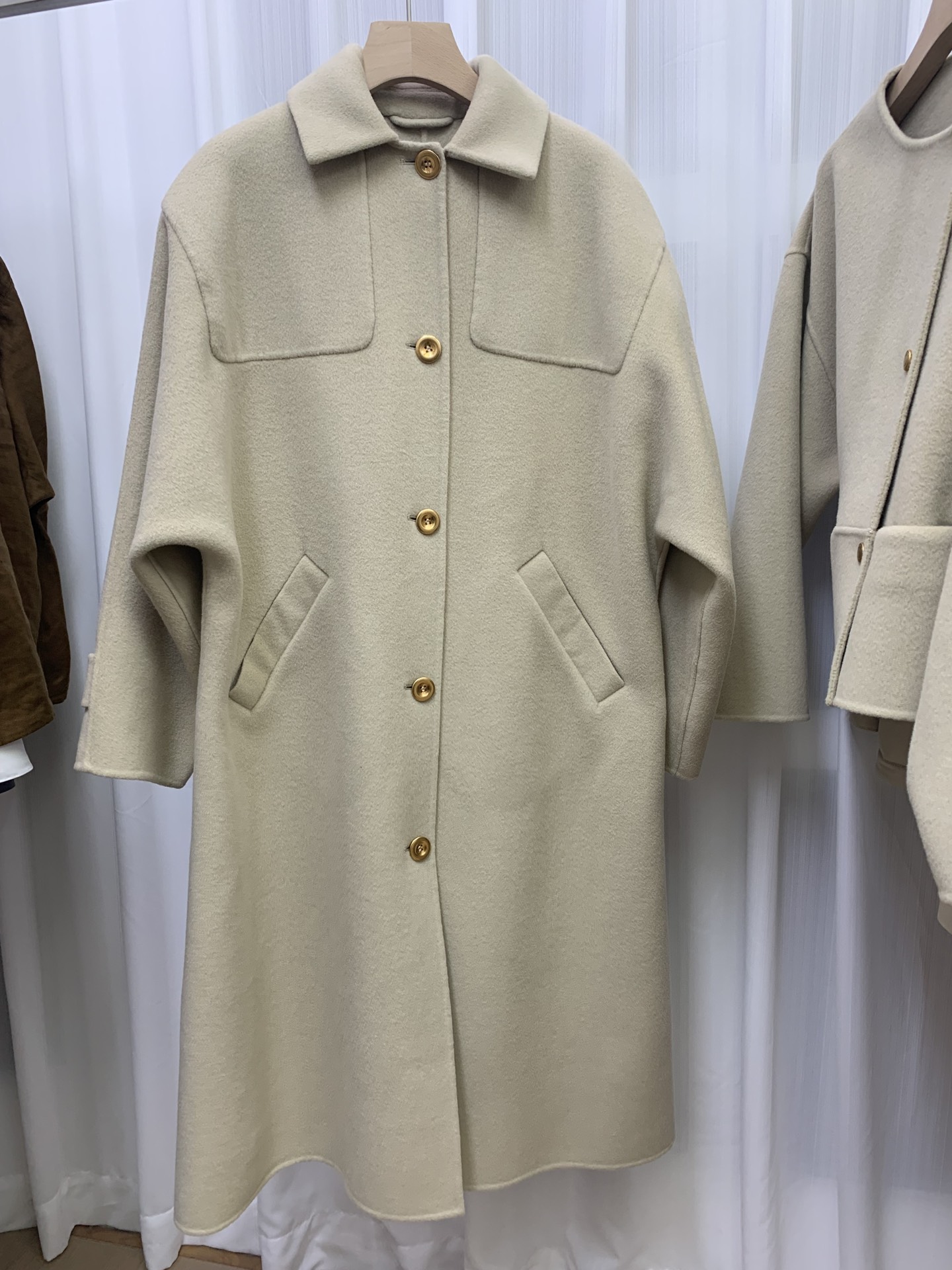 NO:589383,L new cashmere coat original custom size 38 40 ready for sale, loro piana, alexander wang19860909L新款羊绒大衣 原版定制 尺码38 40 现货发售,,loro piana,alexander wang,Women's clothing