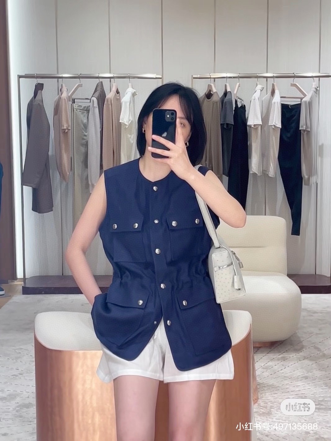 LP New Linen Workwear Vest, Sizes 36-40, Sleeveless Jacket for Women 2 i1718162766 2378 1