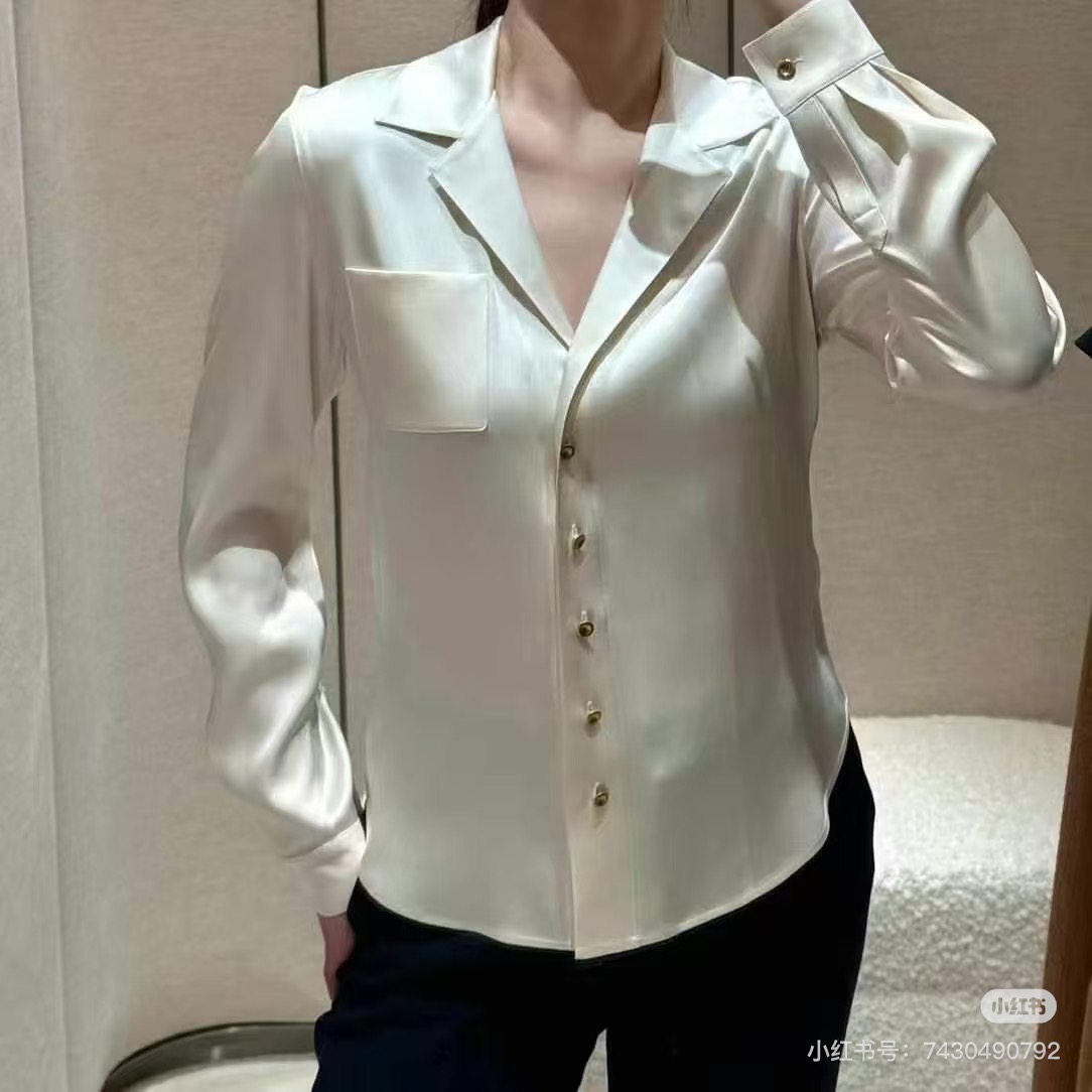 NO:796267,Upper body reference: Heavy silk shirt, size 36 38 40. Replacement orders are available, real silk,19860909上身参考 重磅真丝衬衣 尺码36 38 40 补单都,,real silk,,Women's clothing