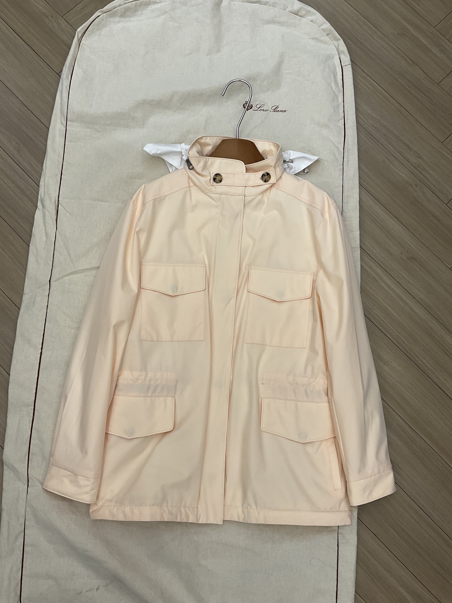 NO:696113,L new traveler jacket loose large version pink size 36 38 40 ready for sale, loro piana, jackets & coats,19860909L新款旅行者外套 宽松大版型 粉色 尺码36 38 40 现货发售,,loro piana,jackets & coats,,Women's clothing