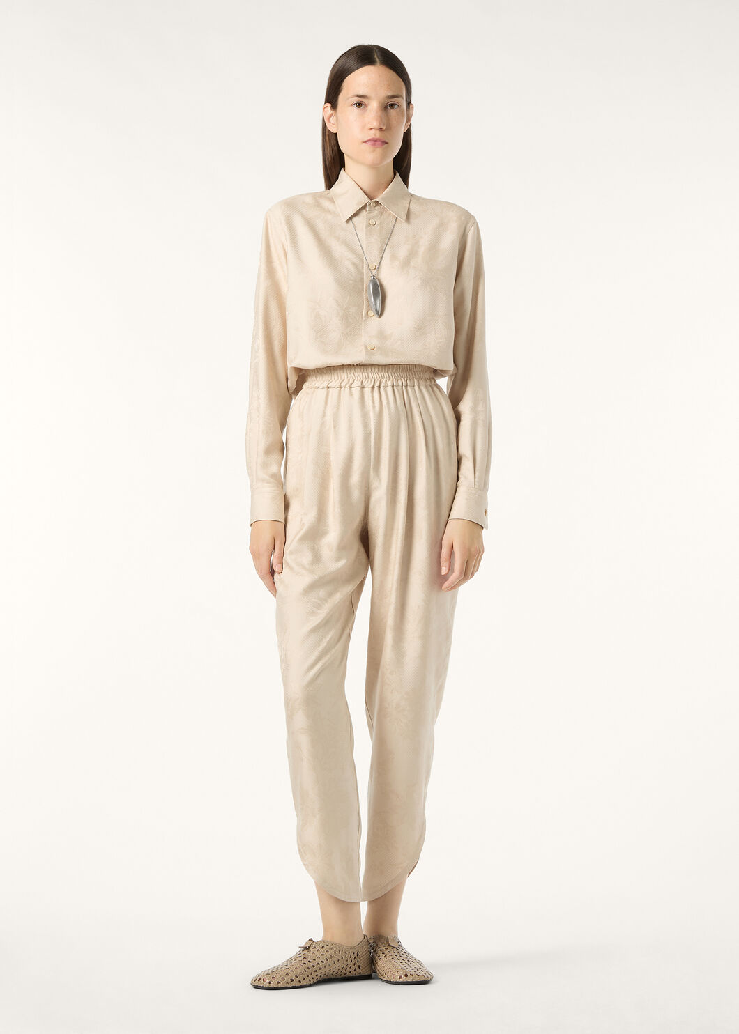 NO:891980,GW model picture silk shirt and silk pants size 36 38 40 ready for sale, real silk,19860909GW模特图 真丝衬衣真丝裤 尺码36 38 40 现货发售,,real silk,,Women's clothing