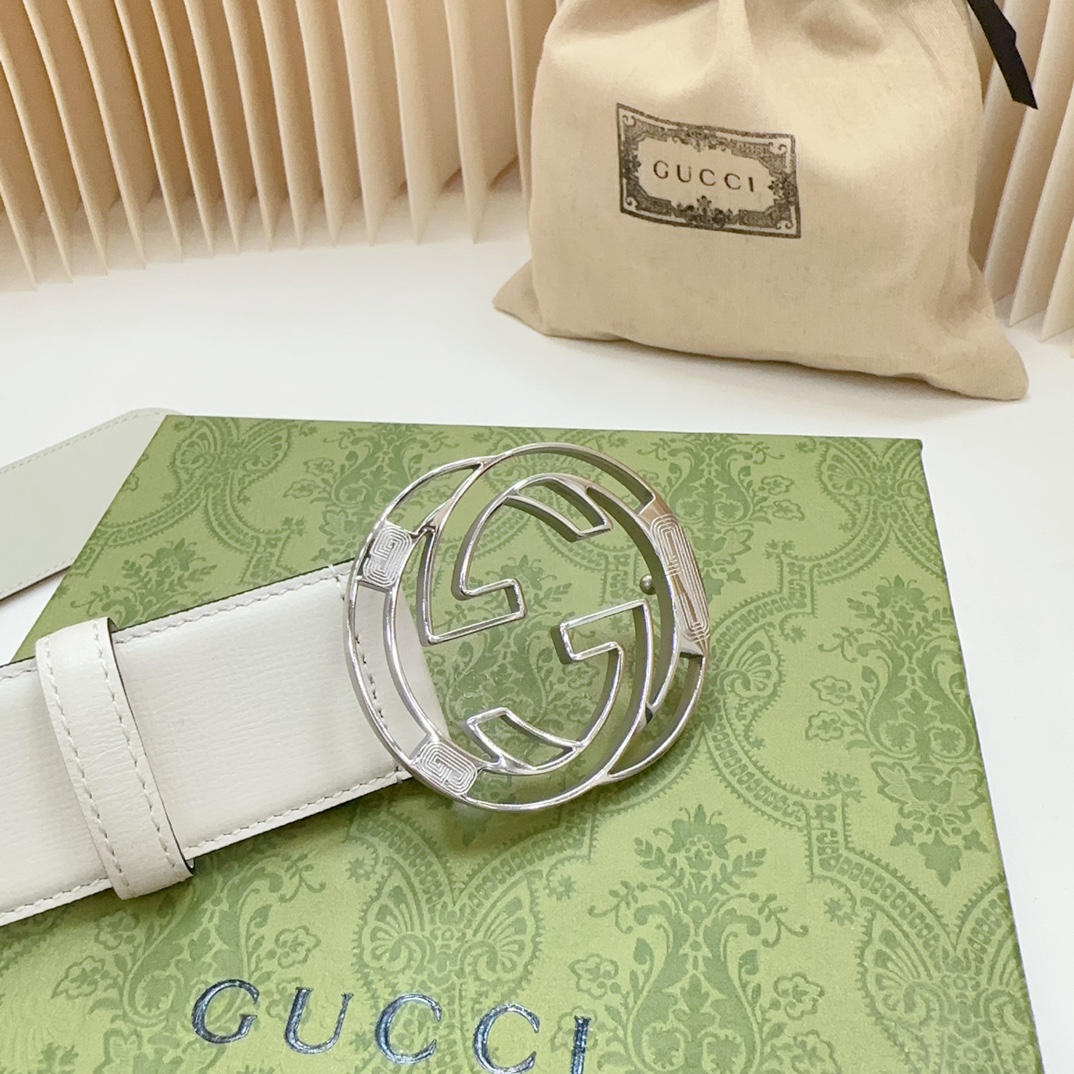 GUCCI高版本原厂皮料扣宽4.0cm长度75.80.85.90.95.100.105.110欧钢五金扣