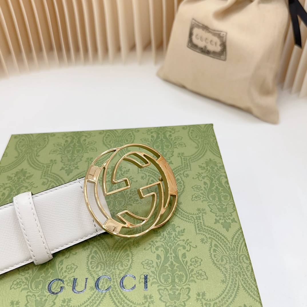 GUCCI高版本原厂皮料扣宽4.0cm长度75.80.85.90.95.100.105.110欧钢五金扣