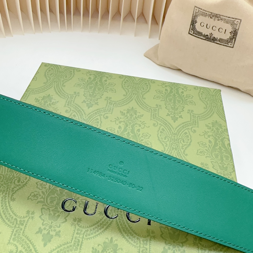 GUCCI高版本原厂皮料扣宽4.0cm长度75.80.85.90.95.100.105.110欧钢五金扣