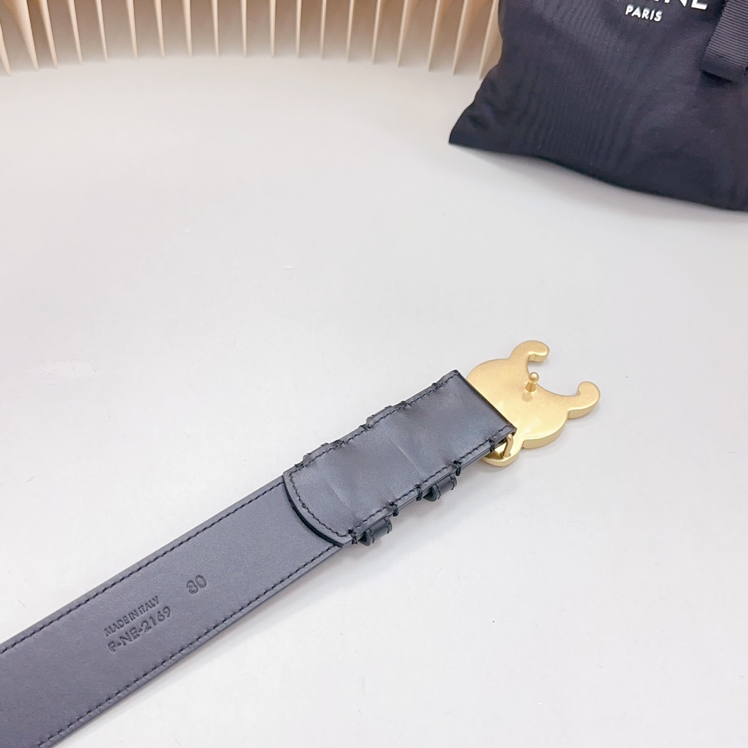 💥💥💥3.5cm 塞琳官网新款，双面头层牛皮皮料，长度：.75.80.85.90.95.100.105.