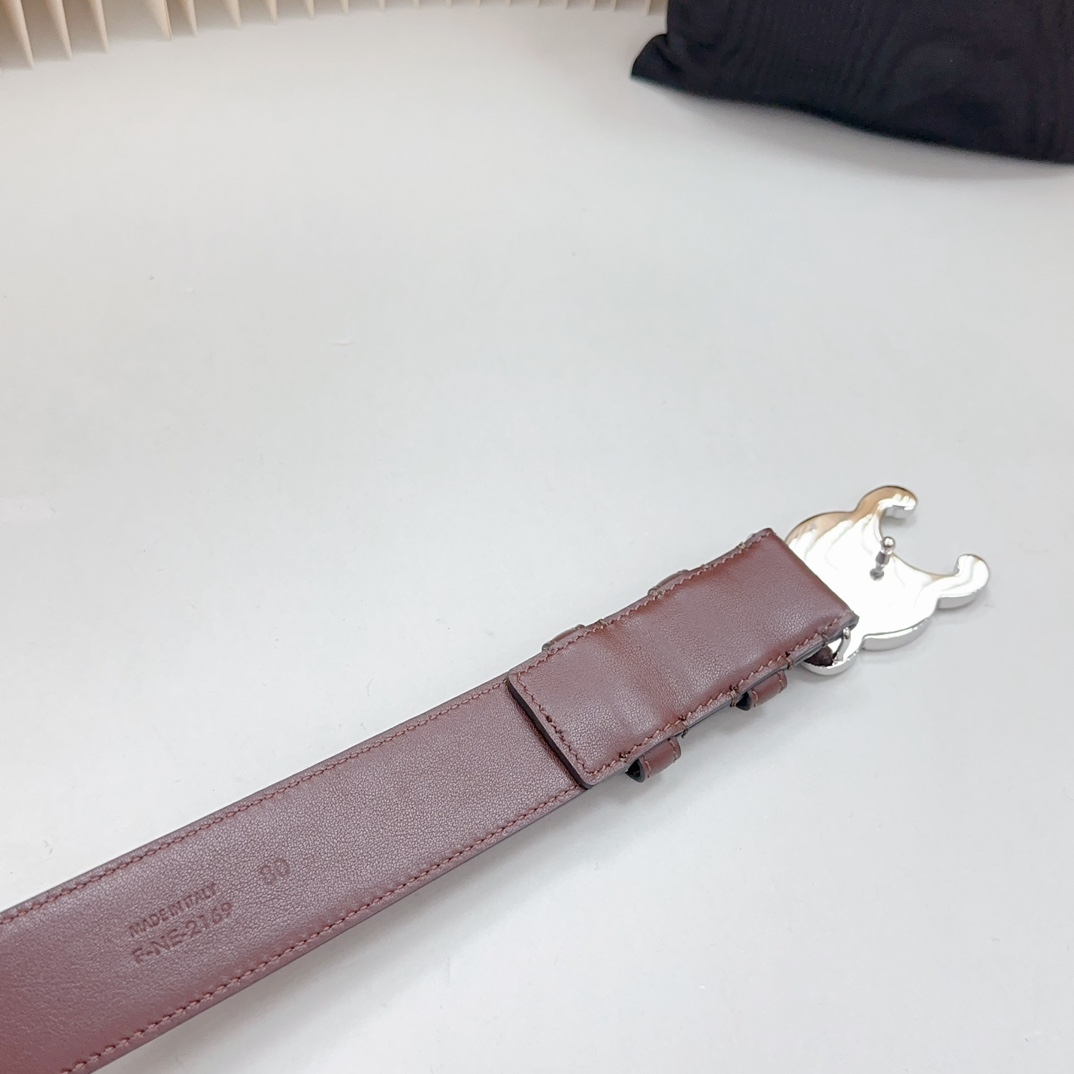 💥💥💥3.5cm 塞琳官网新款，双面头层牛皮皮料，长度：.75.80.85.90.95.100.105.