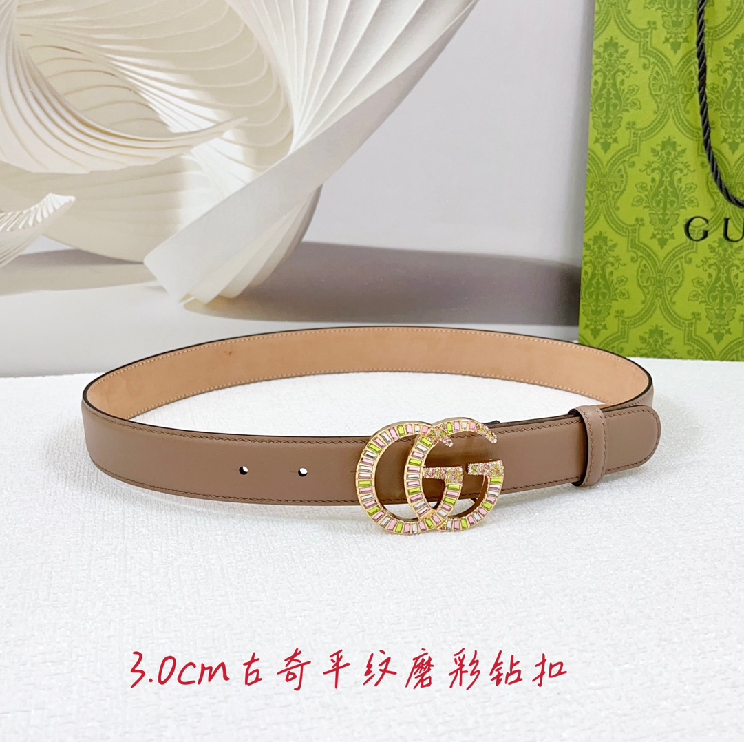 NO:140000,Original single 3.0cm Guqi plain matte bottom belt, top layer double-sided cowhide, length.75.80.85.90.95.100.Europe, hardware color diamond buckle original mold opening custom celebration][celebration][celebration][celebration] Top belt, belt, cowhide19860909原单 3.0cm古奇平纹磨砂底腰带,头层双面牛皮,长度.75.80.85.90.95.100.欧,五金彩钻扣原版开模定制庆祝][庆祝][庆祝]顶级皮带,皮带,cowhide,Belt