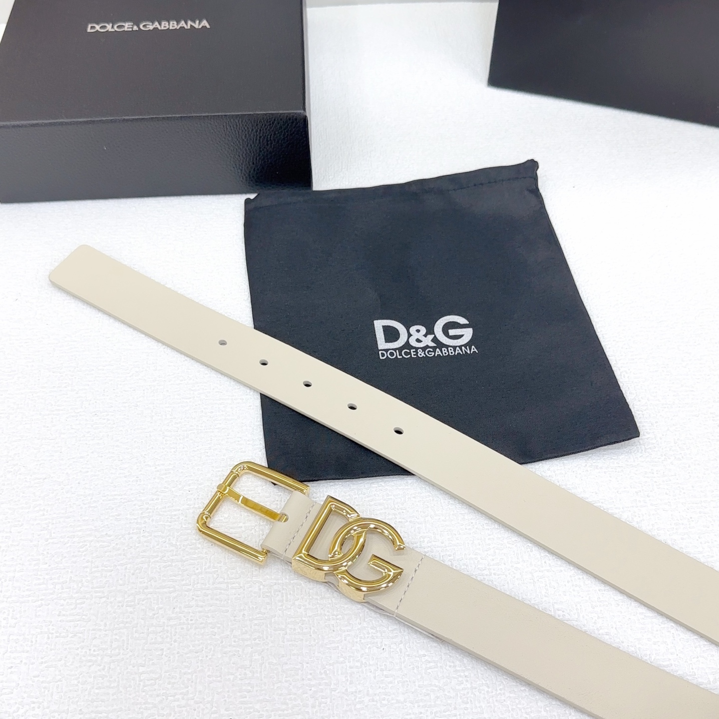 💥💥💥3.0cm杜嘉班纳D&G腰带，双面头层牛皮，长度：.75.80.85.90.95.100.欧，铜五