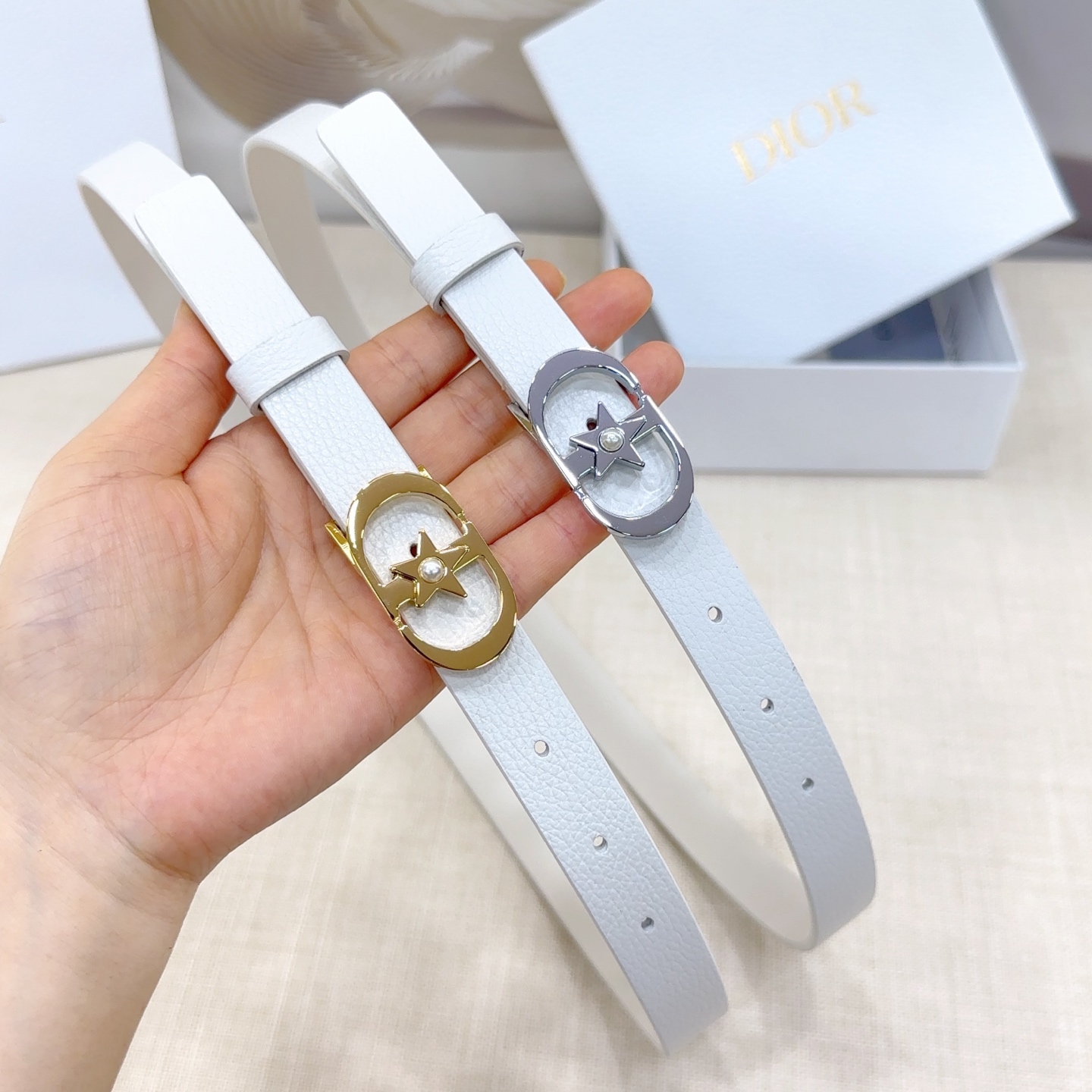 💥💥💥2.0cm迪奥腰带，双面头层牛皮，长度：75.80.85.90.95.100.欧，五扣原版开模定制