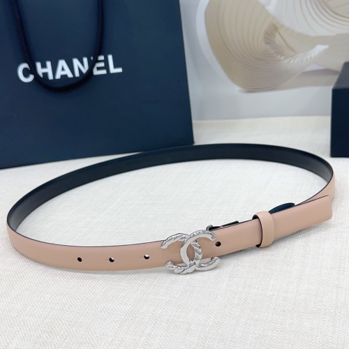 Chanel 2.0cm Reversible Leather Belt with CC Buckle, Size 75-100cm 1 Chanel 2.0cm Reversible Leather Belt with CC Buckle, Size 75-100cm