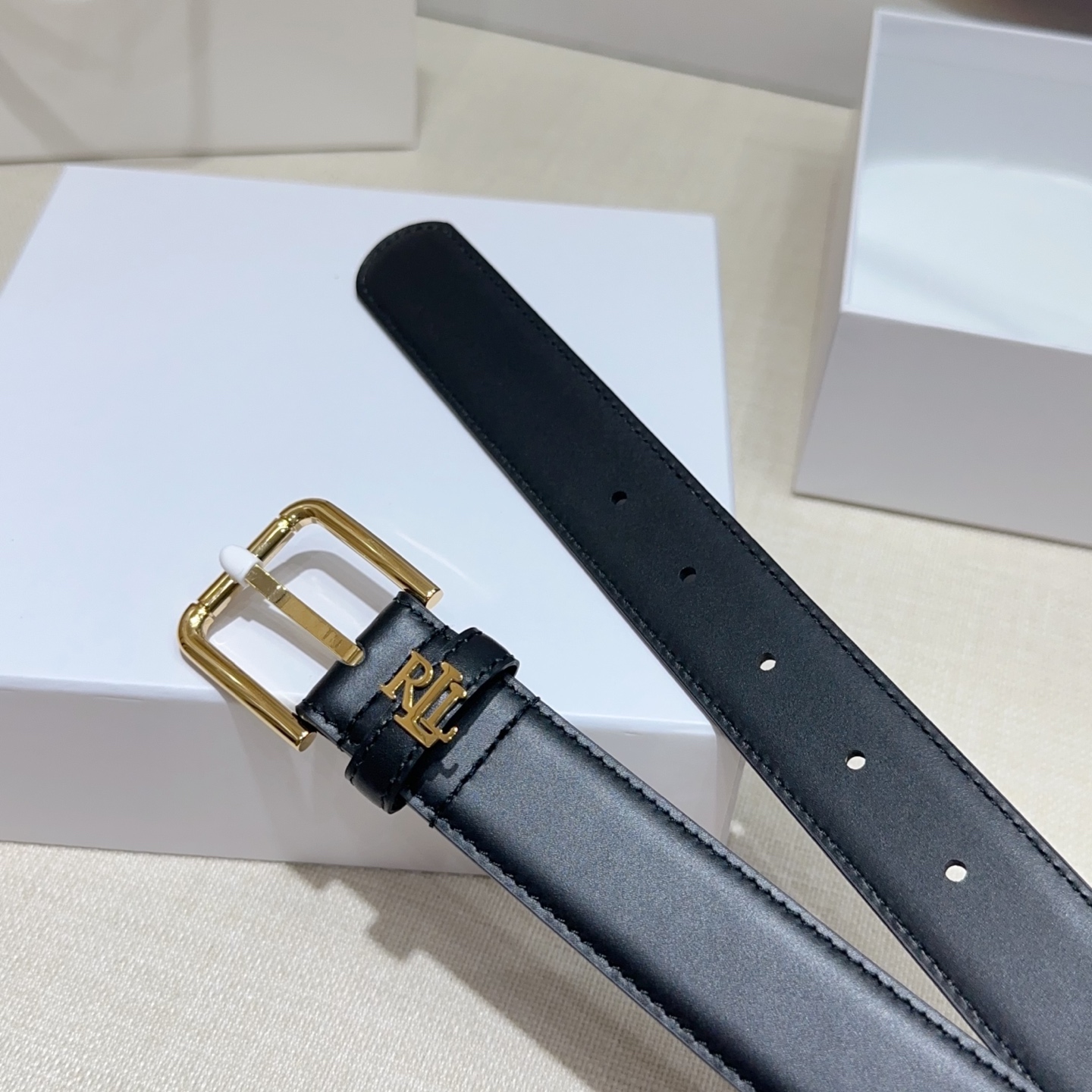 💥💥💥3.0cm拉夫劳伦腰带，双面头层牛皮，长度：75.80.85.90.95.100.105.欧，铜五
