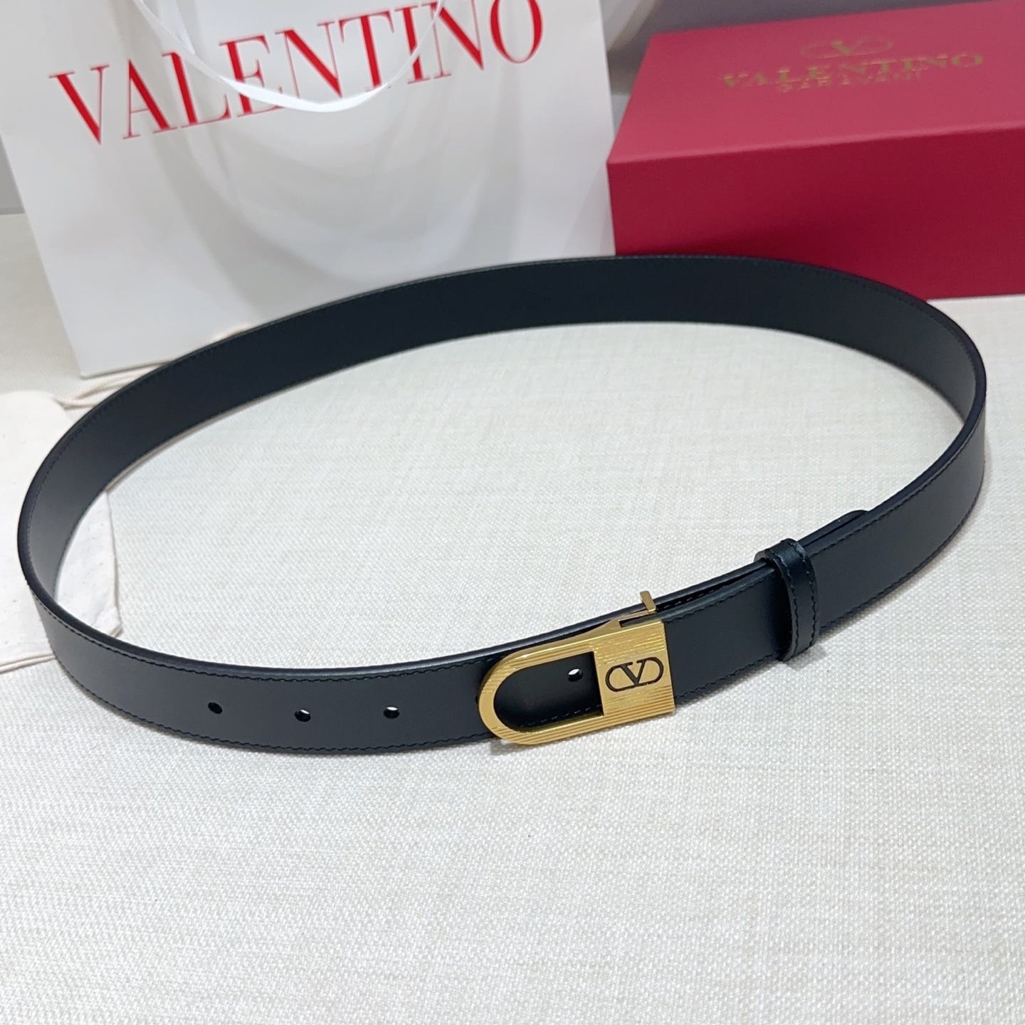 💥💥💥3.0cm华伦天奴腰带，双面头层牛皮，长度：75.80.85.90.95.100.105欧，铜五金