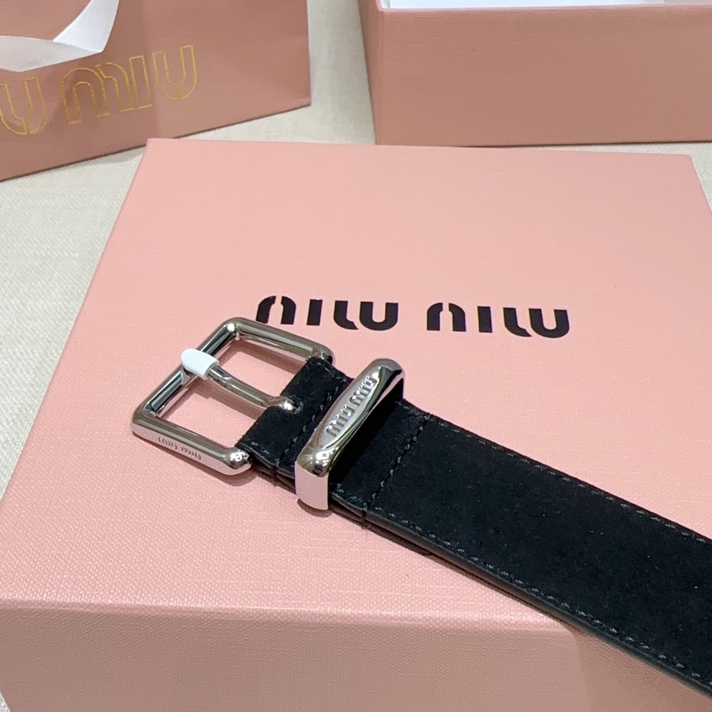 💥💥💥3.0cm缪缪miu min腰带，双面头层牛皮，长度：75.80.85.90.95.100.105