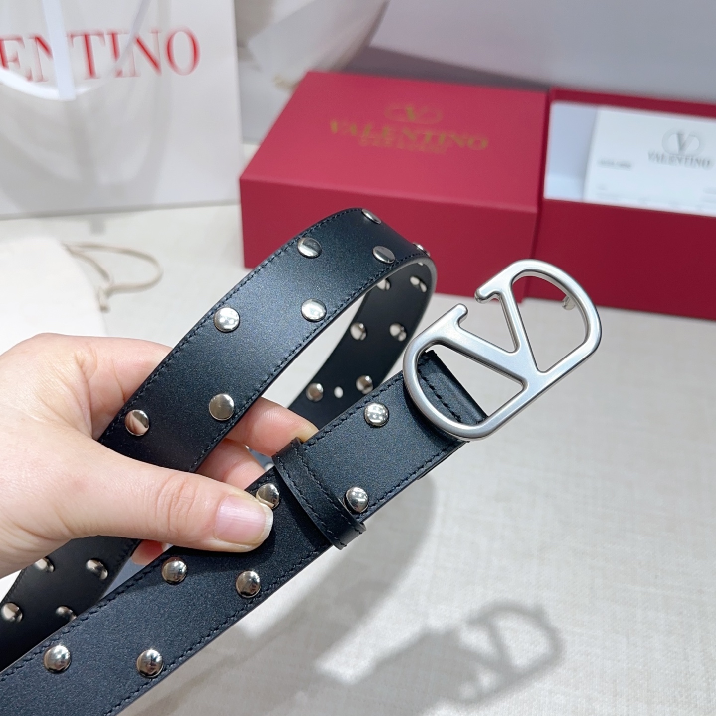 💥💥💥3.0cm华伦天奴腰带，双面头层牛皮，长度：75.80.85.90.95.100.105.110欧