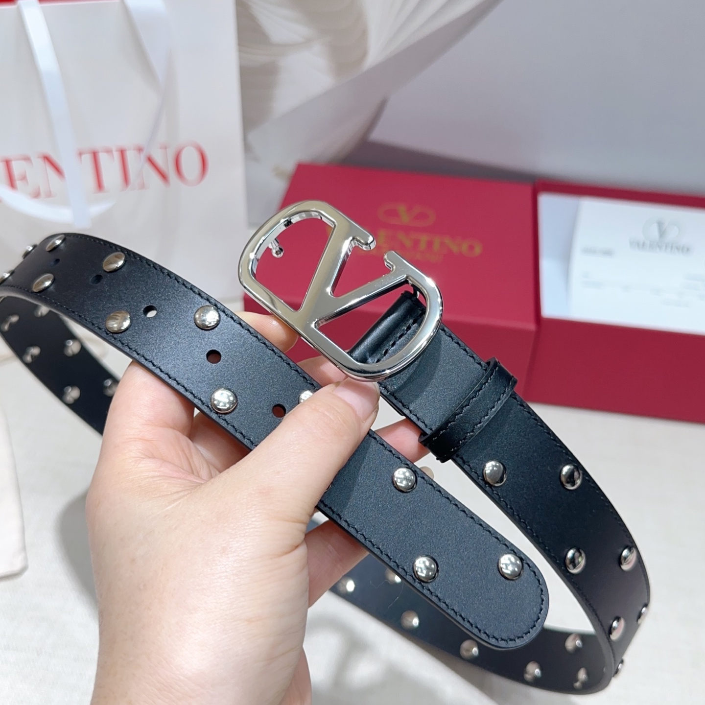 💥💥💥3.0cm华伦天奴腰带，双面头层牛皮，长度：75.80.85.90.95.100.105.110欧