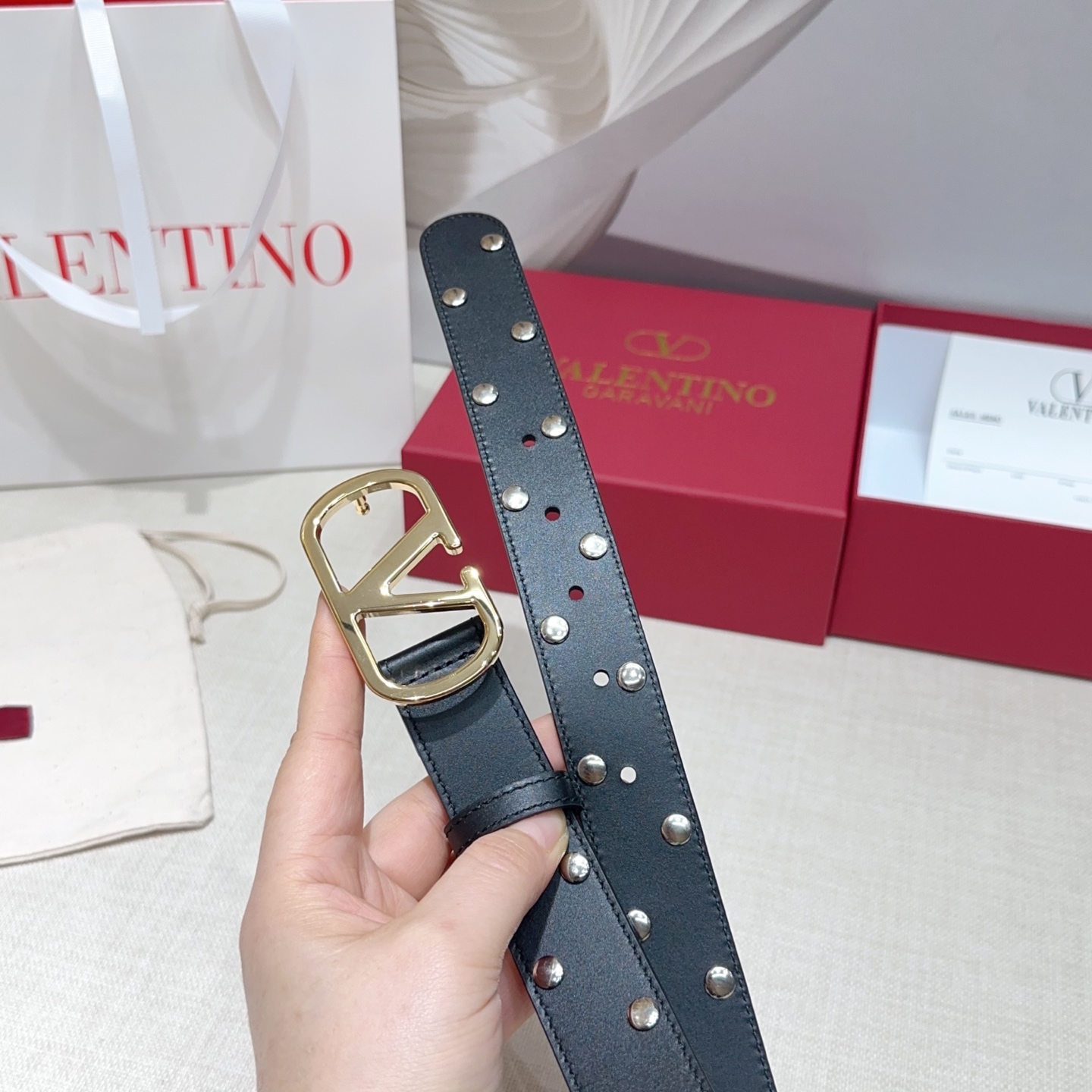 💥💥💥3.0cm华伦天奴腰带，双面头层牛皮，长度：75.80.85.90.95.100.105.110欧