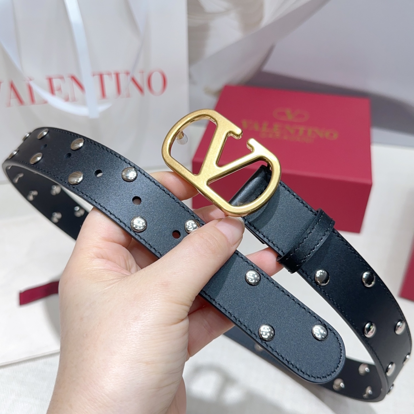 💥💥💥3.0cm华伦天奴腰带，双面头层牛皮，长度：75.80.85.90.95.100.105.110欧