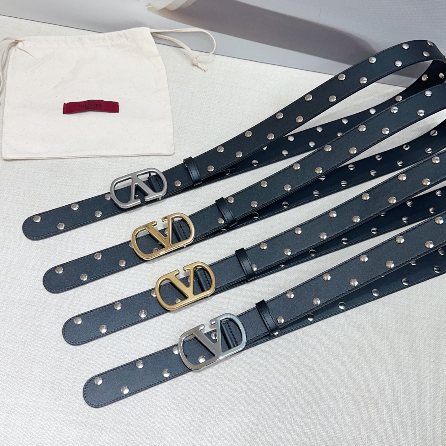 💥💥💥3.0cm华伦天奴腰带，双面头层牛皮，长度：75.80.85.90.95.100.105.110欧