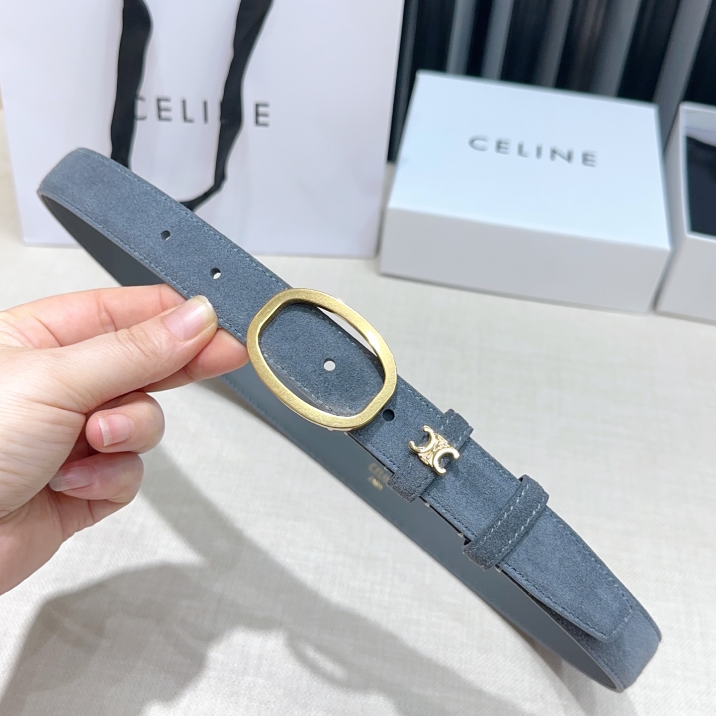 💥💥💥2.5cm赛琳腰带，双面头层牛皮，长度：75.80.85.90.95.100.105欧，铜五金扣原