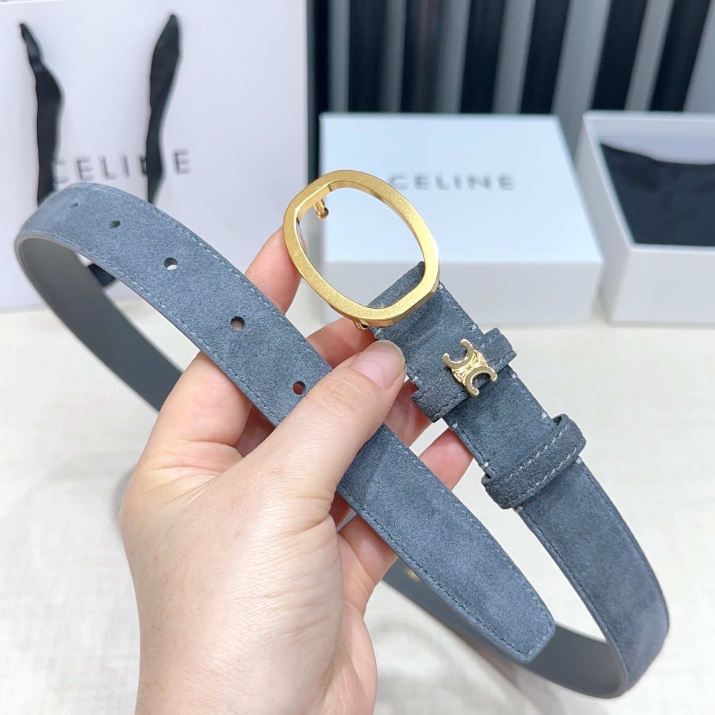 💥💥💥2.5cm赛琳腰带，双面头层牛皮，长度：75.80.85.90.95.100.105欧，铜五金扣原
