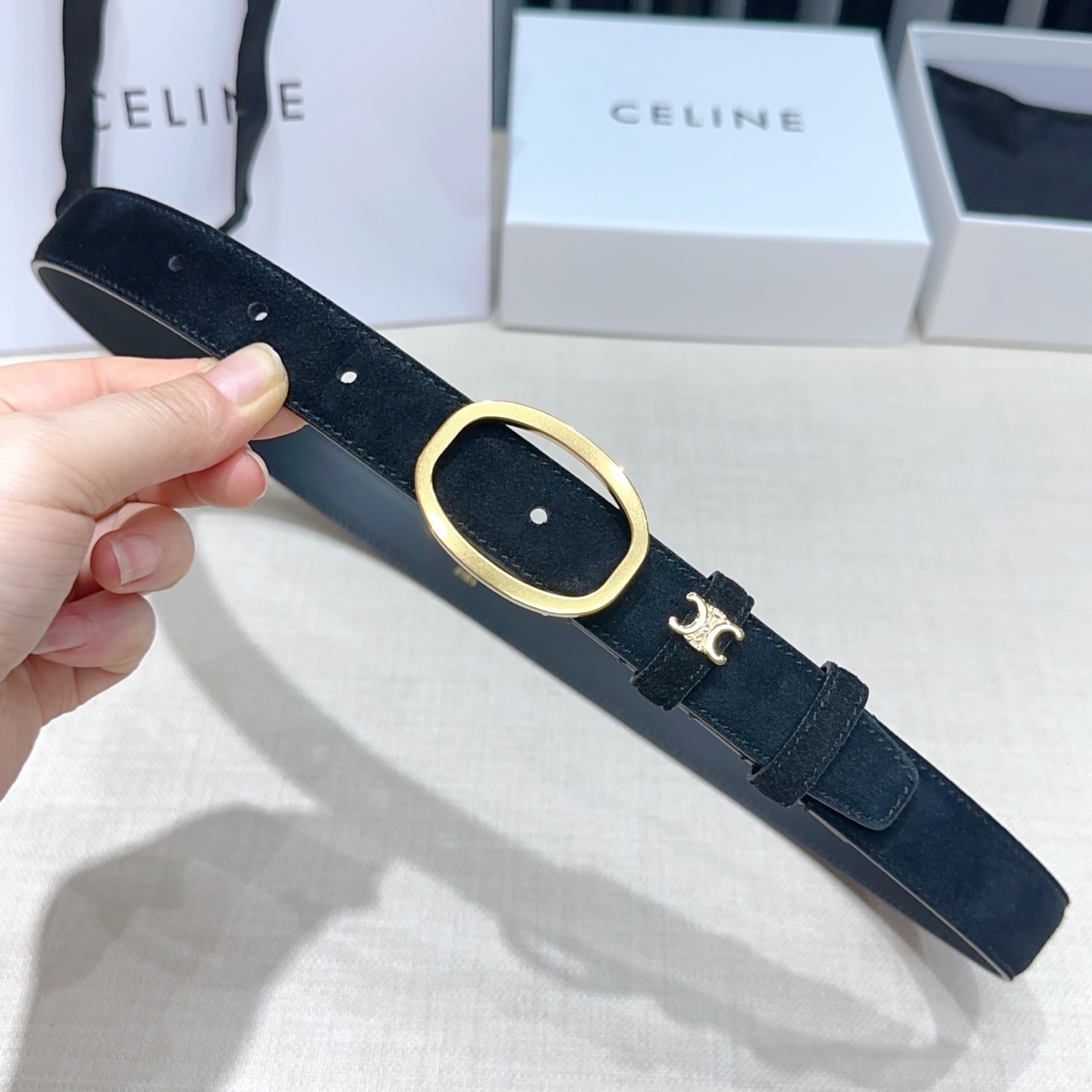 💥💥💥2.5cm赛琳腰带，双面头层牛皮，长度：75.80.85.90.95.100.105欧，铜五金扣原