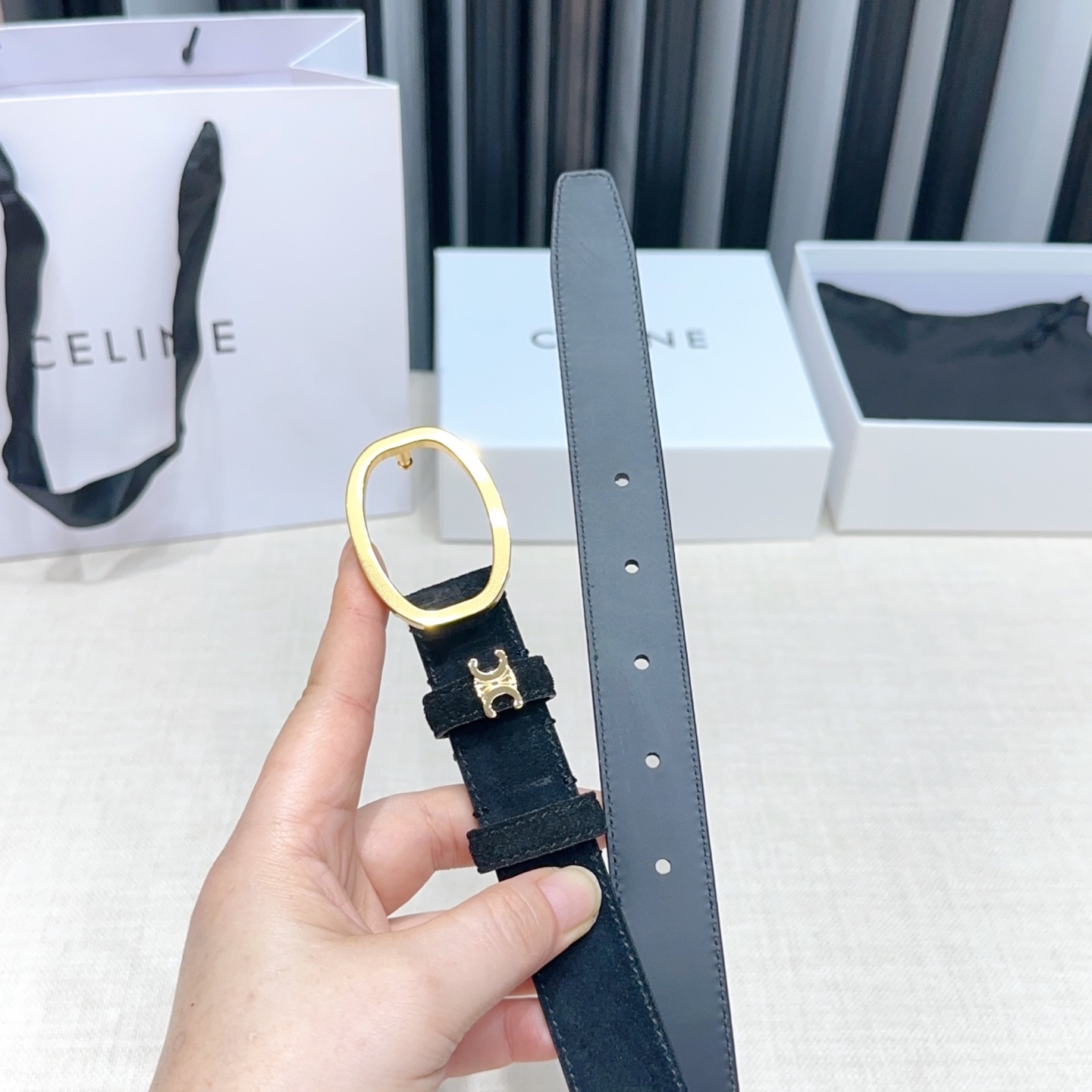 💥💥💥2.5cm赛琳腰带，双面头层牛皮，长度：75.80.85.90.95.100.105欧，铜五金扣原