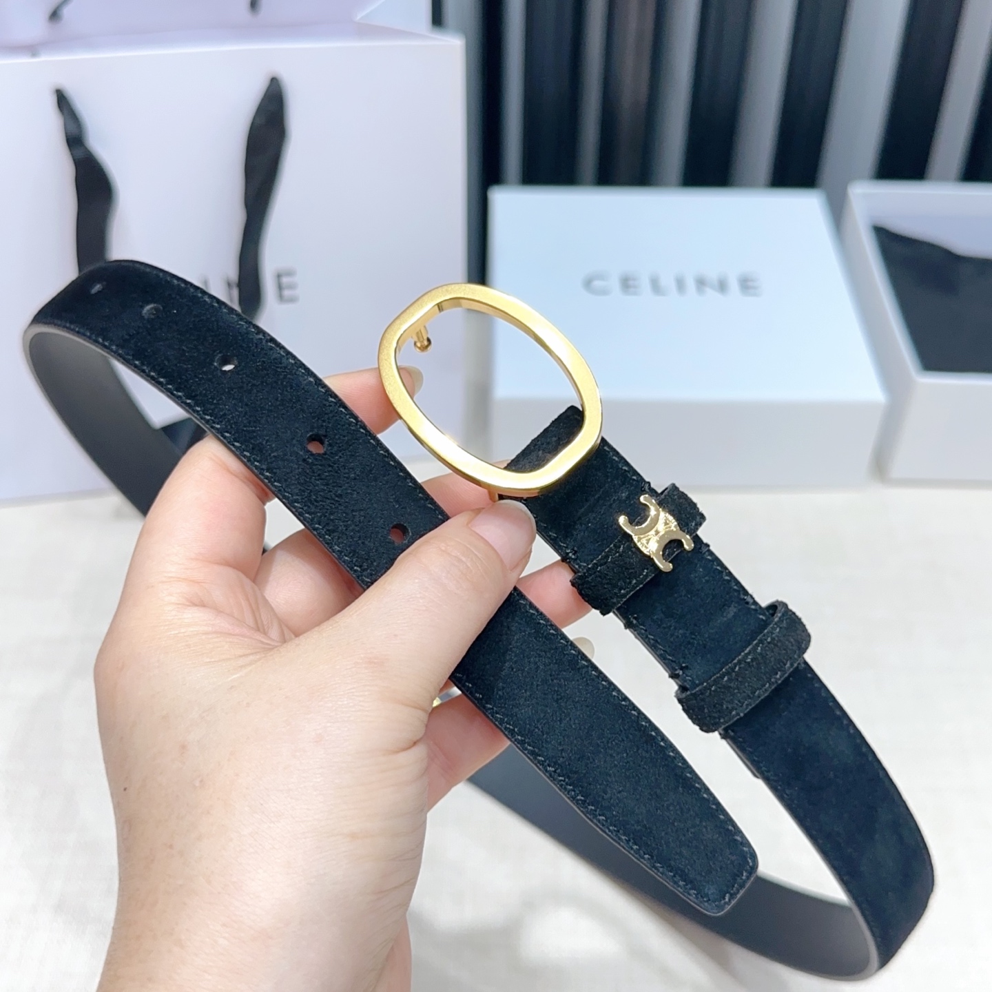 💥💥💥2.5cm赛琳腰带，双面头层牛皮，长度：75.80.85.90.95.100.105欧，铜五金扣原