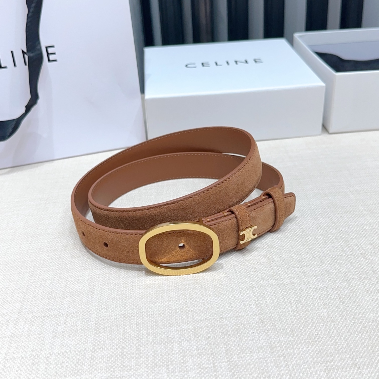 💥💥💥2.5cm赛琳腰带，双面头层牛皮，长度：75.80.85.90.95.100.105欧，铜五金扣原