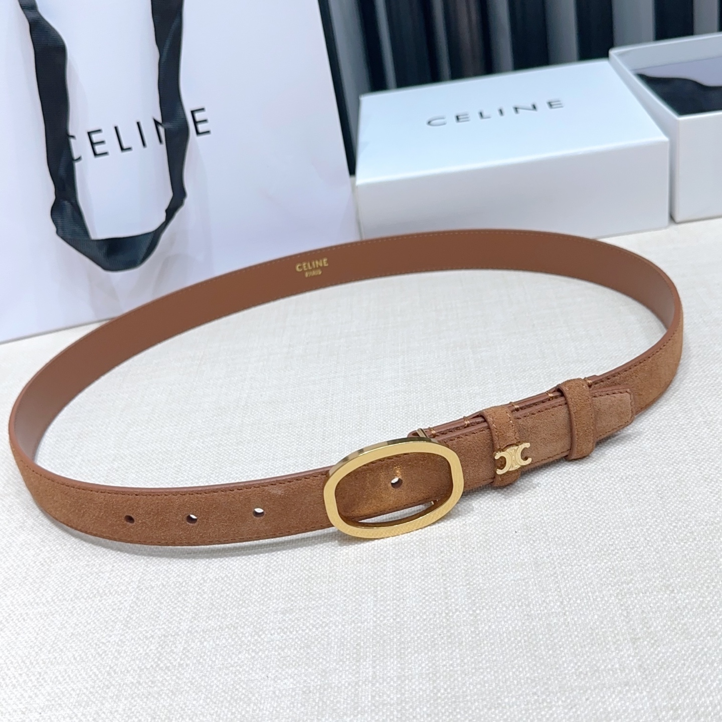 💥💥💥2.5cm赛琳腰带，双面头层牛皮，长度：75.80.85.90.95.100.105欧，铜五金扣原