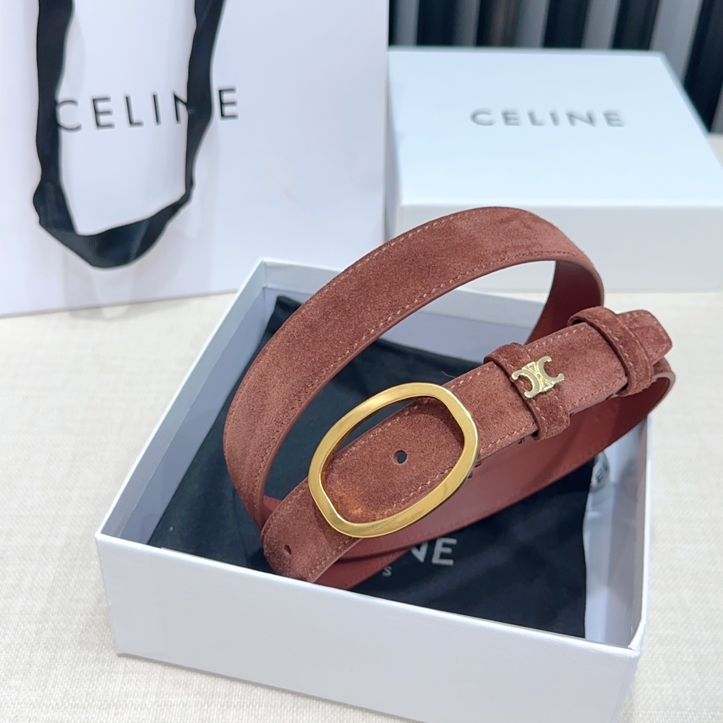 💥💥💥2.5cm赛琳腰带，双面头层牛皮，长度：75.80.85.90.95.100.105欧，铜五金扣原