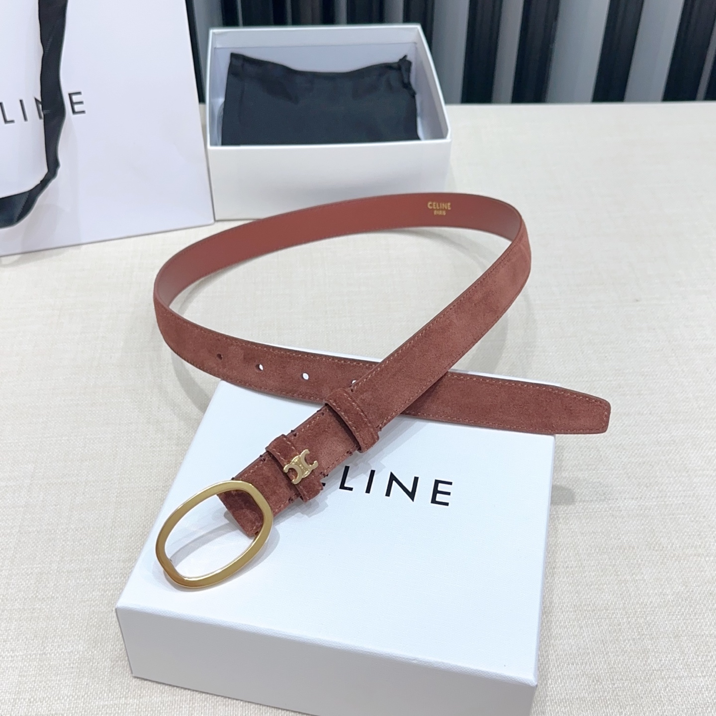 💥💥💥2.5cm赛琳腰带，双面头层牛皮，长度：75.80.85.90.95.100.105欧，铜五金扣原