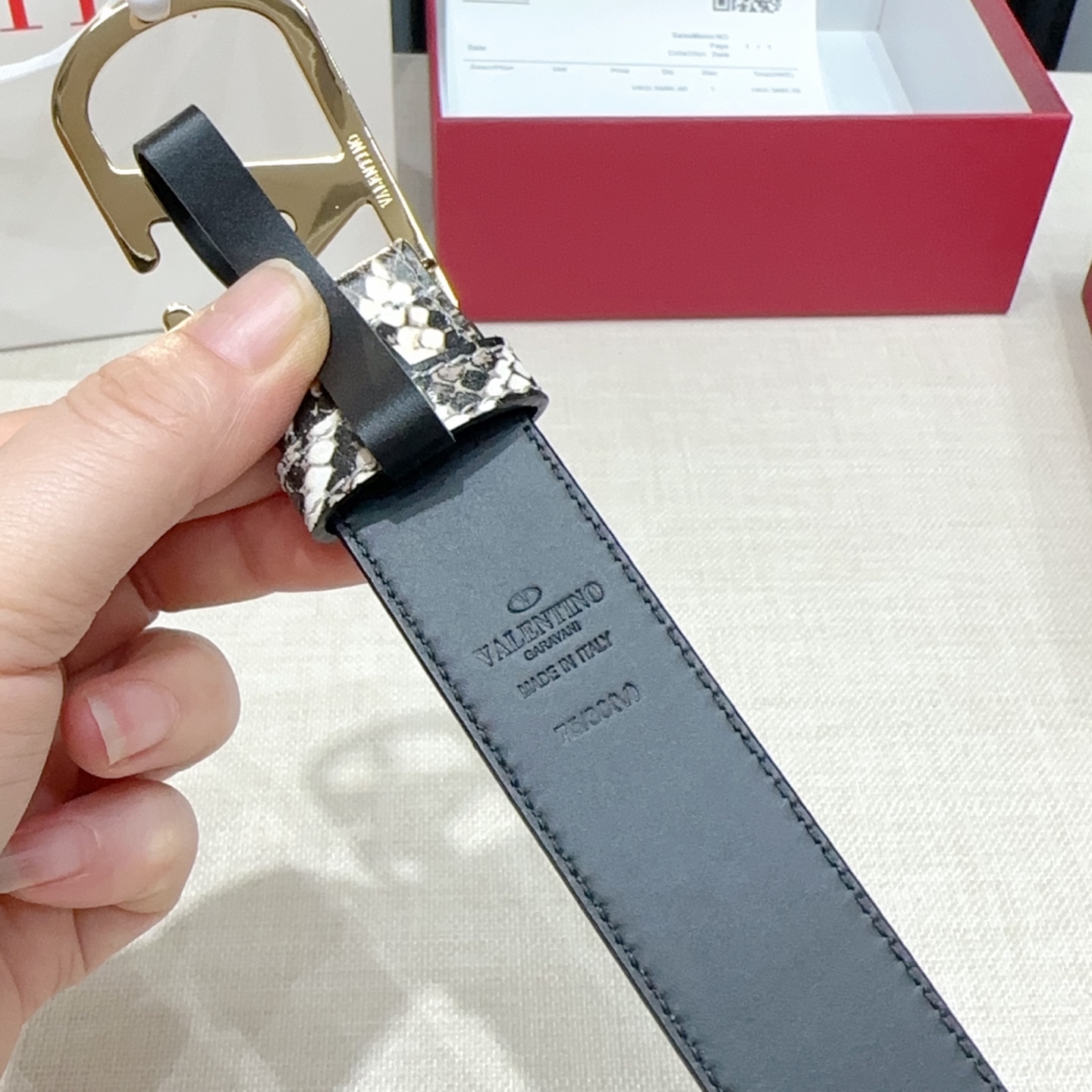 💥💥💥3.0cm华伦天奴腰带，双面头层牛皮，长度：75.80.85.90.95.100.105.110欧