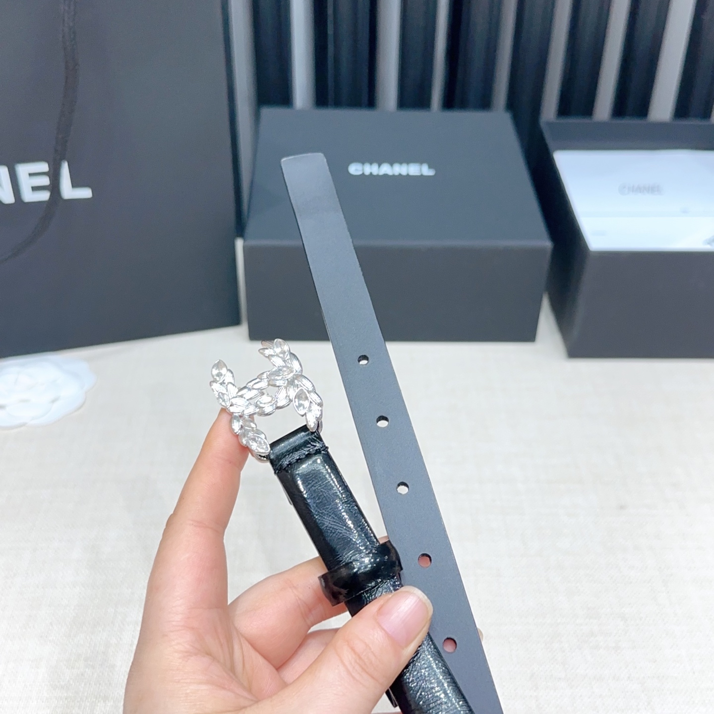 💥💥💥2.0cm香奈儿腰带，双面头层进口牛皮，长度：75.80.85.90.95.100.105欧，铜五