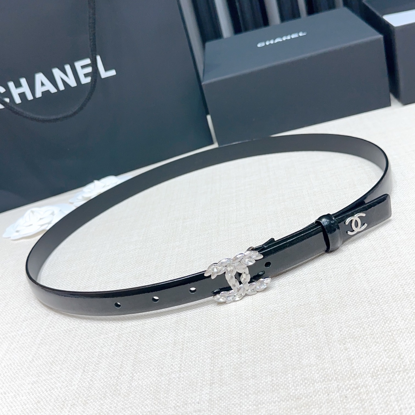 💥💥💥2.0cm香奈儿腰带，双面头层进口牛皮，长度：75.80.85.90.95.100.105欧，铜五