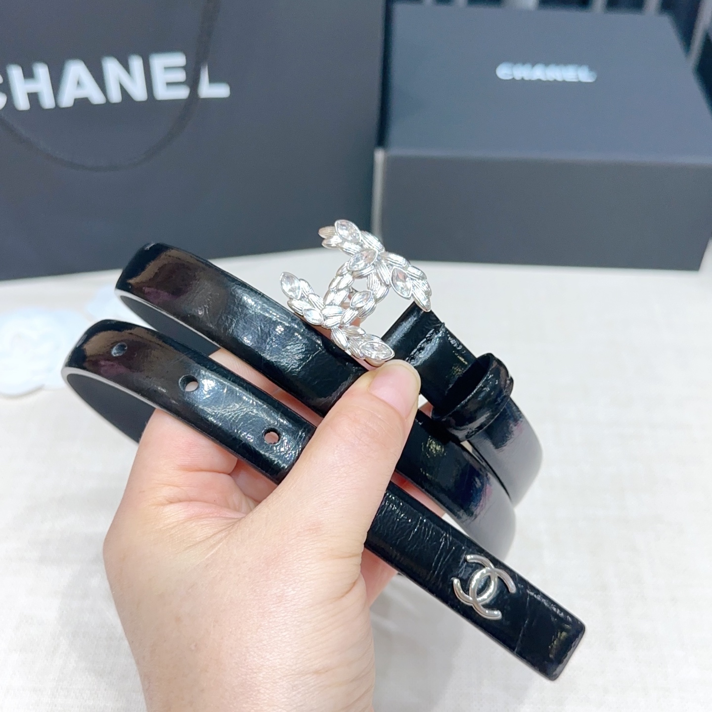 💥💥💥2.0cm香奈儿腰带，双面头层进口牛皮，长度：75.80.85.90.95.100.105欧，铜五