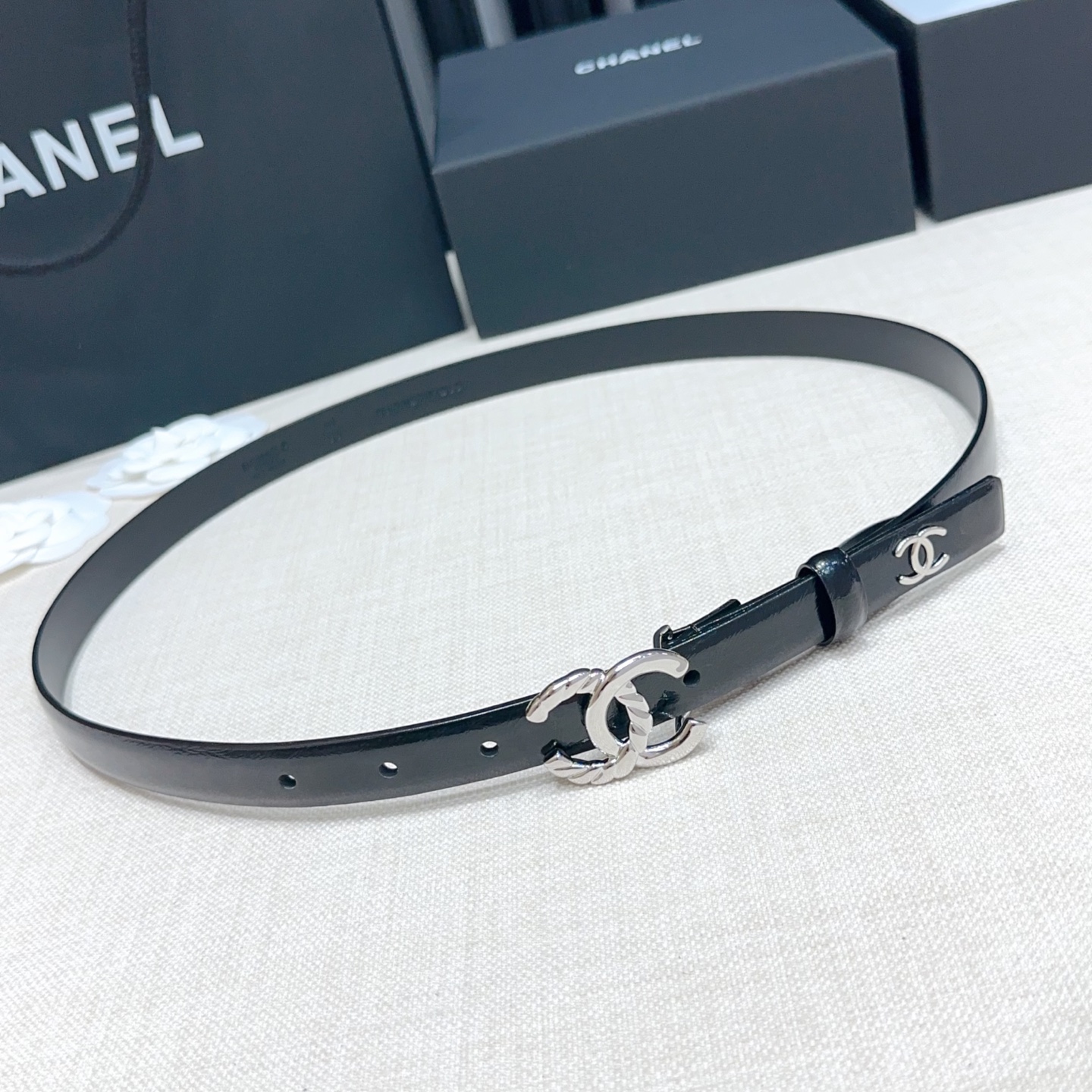 💥💥💥2.0cm香奈儿腰带，双面头层进口牛皮，长度：75.80.85.90.95.100.105欧，铜五