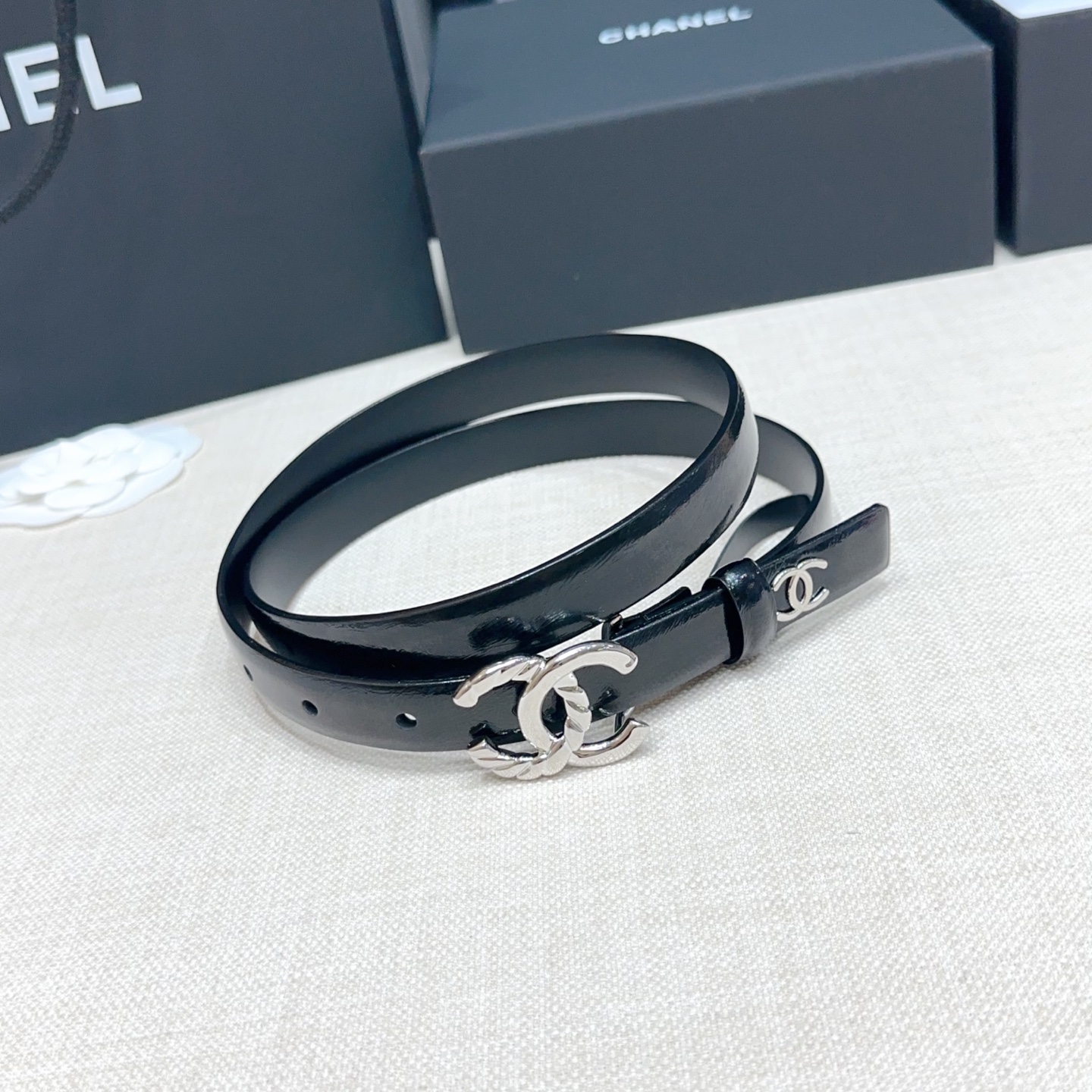 💥💥💥2.0cm香奈儿腰带，双面头层进口牛皮，长度：75.80.85.90.95.100.105欧，铜五