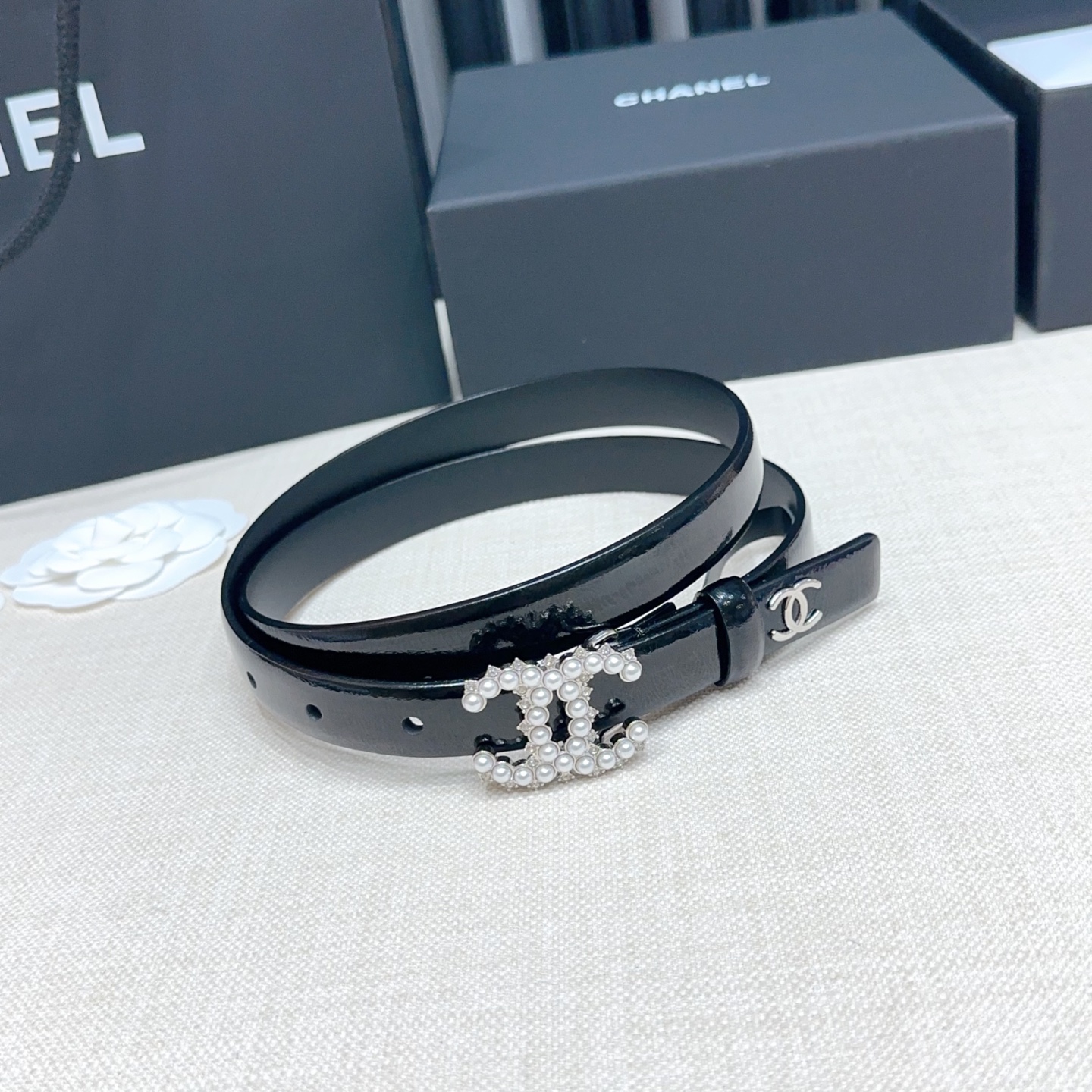 💥💥💥2.0cm香奈儿腰带，双面头层进口牛皮，长度：75.80.85.90.95.100.105欧，铜五