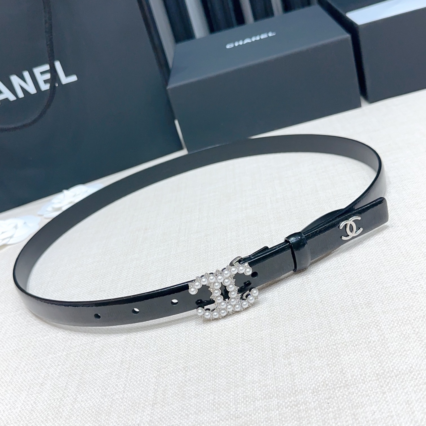 💥💥💥2.0cm香奈儿腰带，双面头层进口牛皮，长度：75.80.85.90.95.100.105欧，铜五