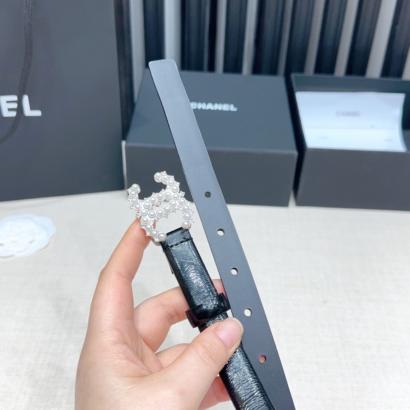 💥💥💥2.0cm香奈儿腰带，双面头层进口牛皮，长度：75.80.85.90.95.100.105欧，铜五