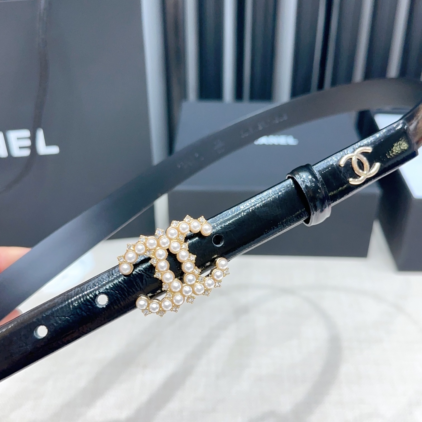 💥💥💥2.0cm香奈儿腰带，双面头层进口牛皮，长度：75.80.85.90.95.100.105欧，铜五