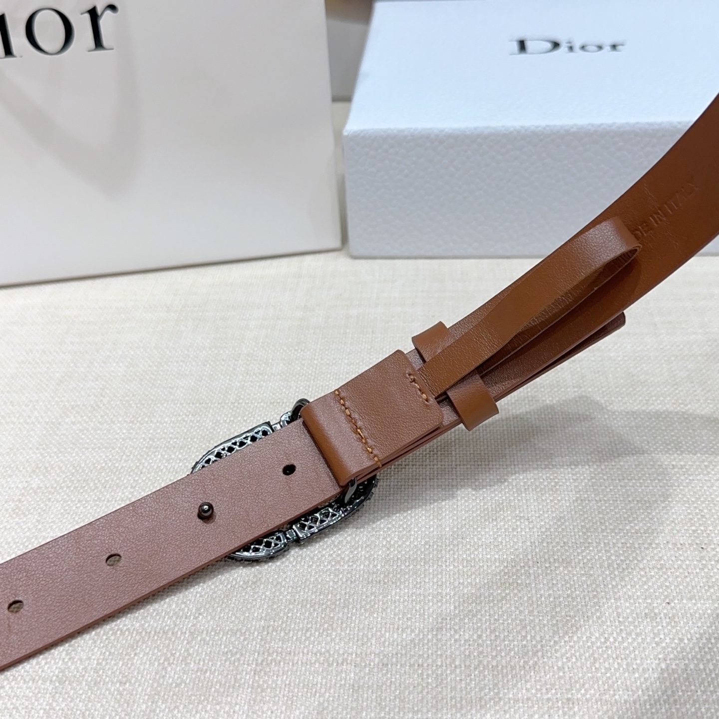 💥💥💥2.5cm迪奥腰带，双面头层进口牛皮，长度：75.80.85.90.95.100.105欧，铜五金