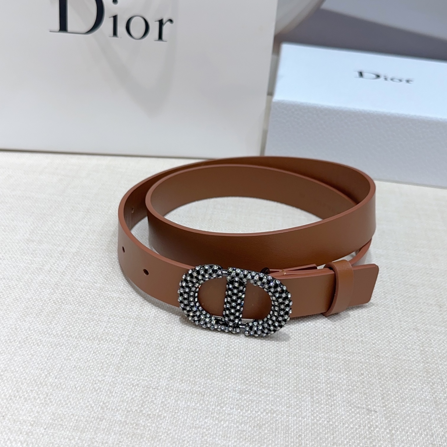 💥💥💥2.5cm迪奥腰带，双面头层进口牛皮，长度：75.80.85.90.95.100.105欧，铜五金