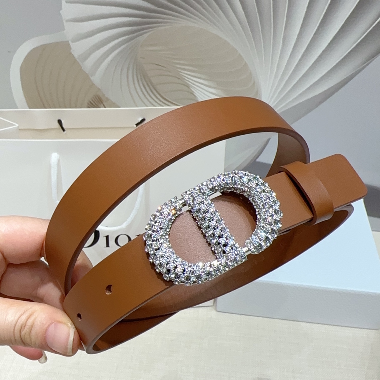 💥💥💥2.5cm迪奥腰带，双面头层进口牛皮，长度：75.80.85.90.95.100.105欧，铜五金