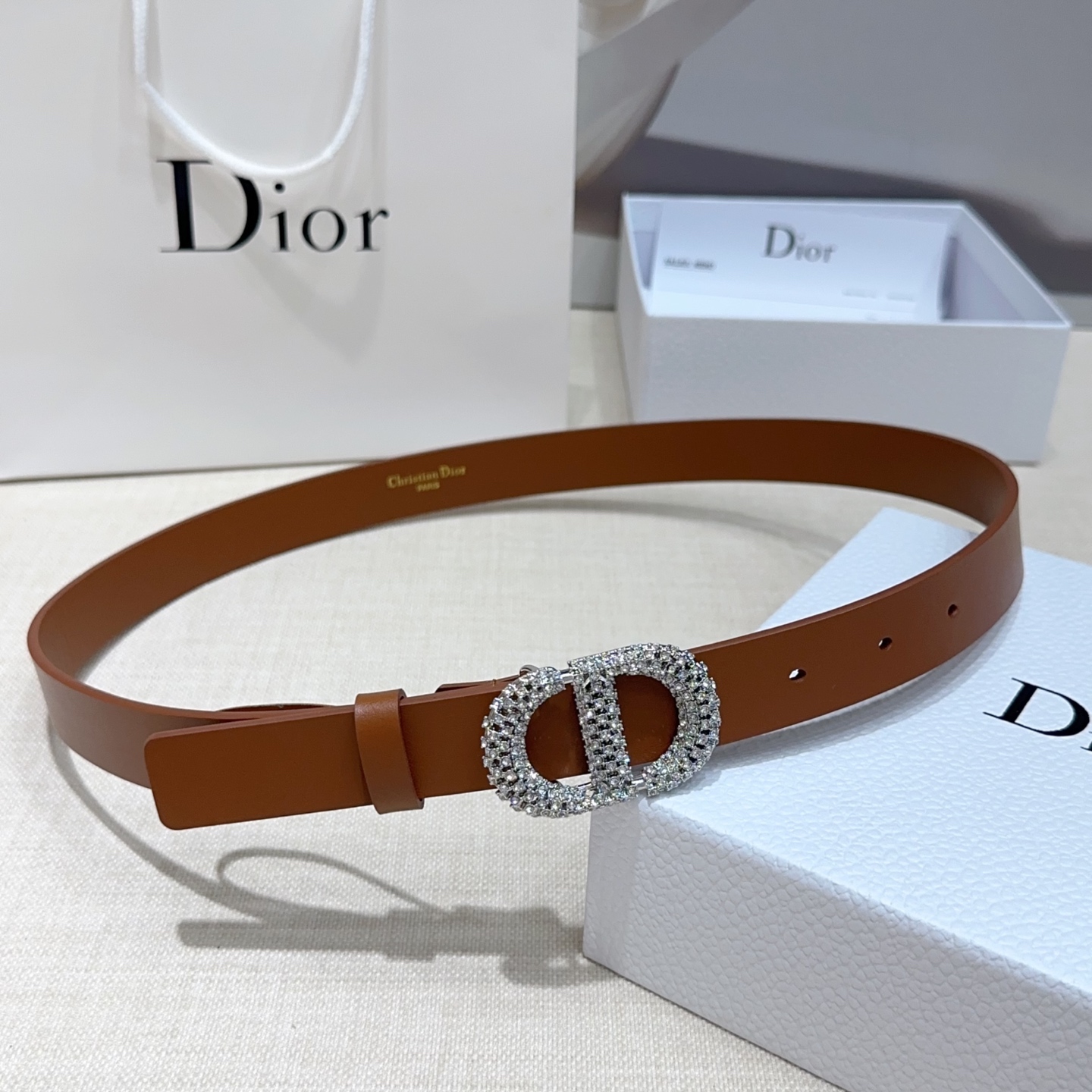 💥💥💥2.5cm迪奥腰带，双面头层进口牛皮，长度：75.80.85.90.95.100.105欧，铜五金