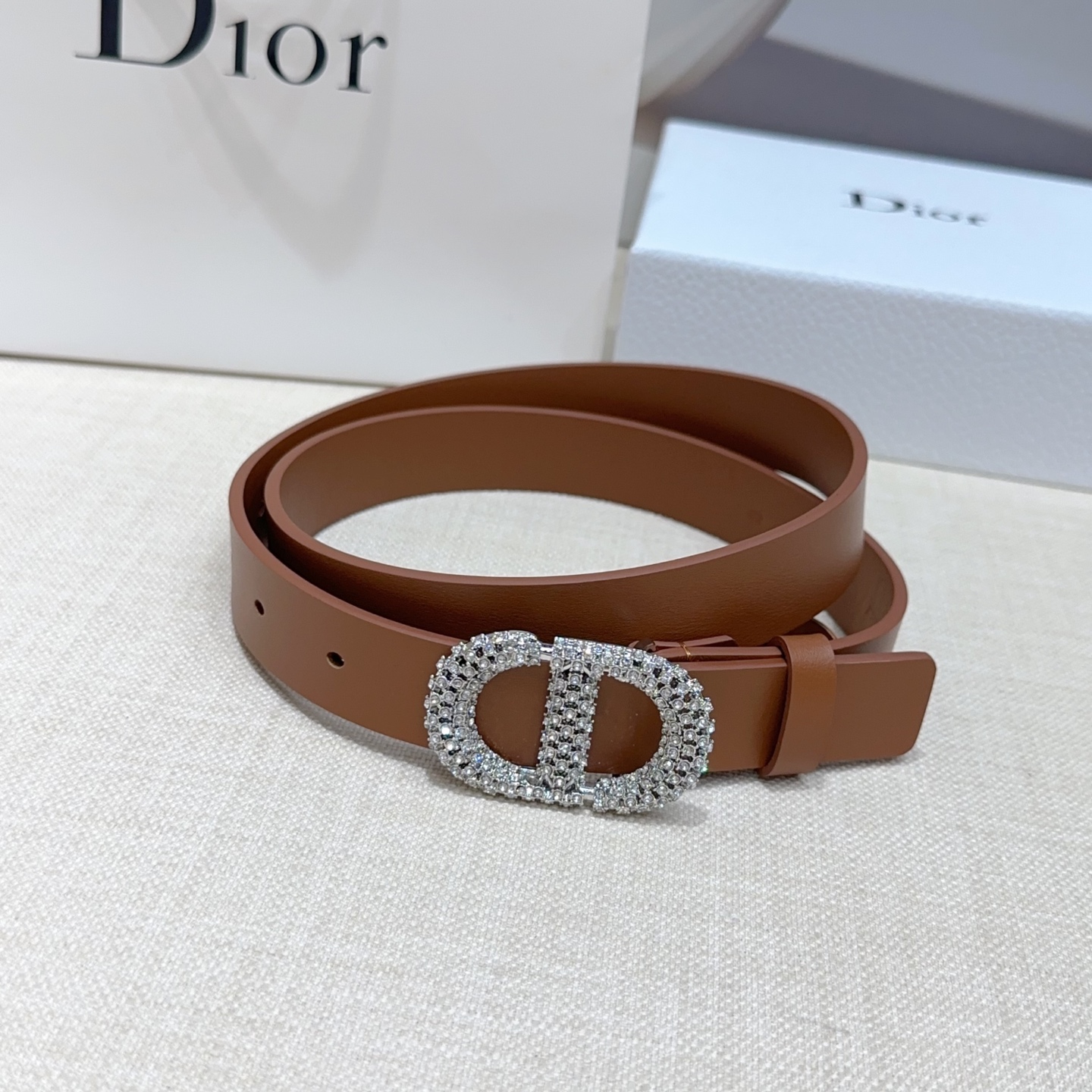 💥💥💥2.5cm迪奥腰带，双面头层进口牛皮，长度：75.80.85.90.95.100.105欧，铜五金