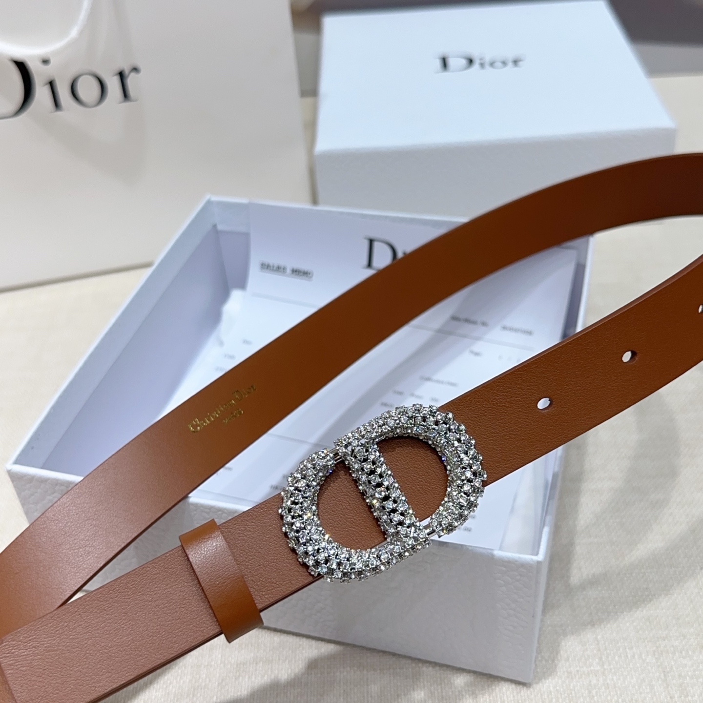 💥💥💥2.5cm迪奥腰带，双面头层进口牛皮，长度：75.80.85.90.95.100.105欧，铜五金