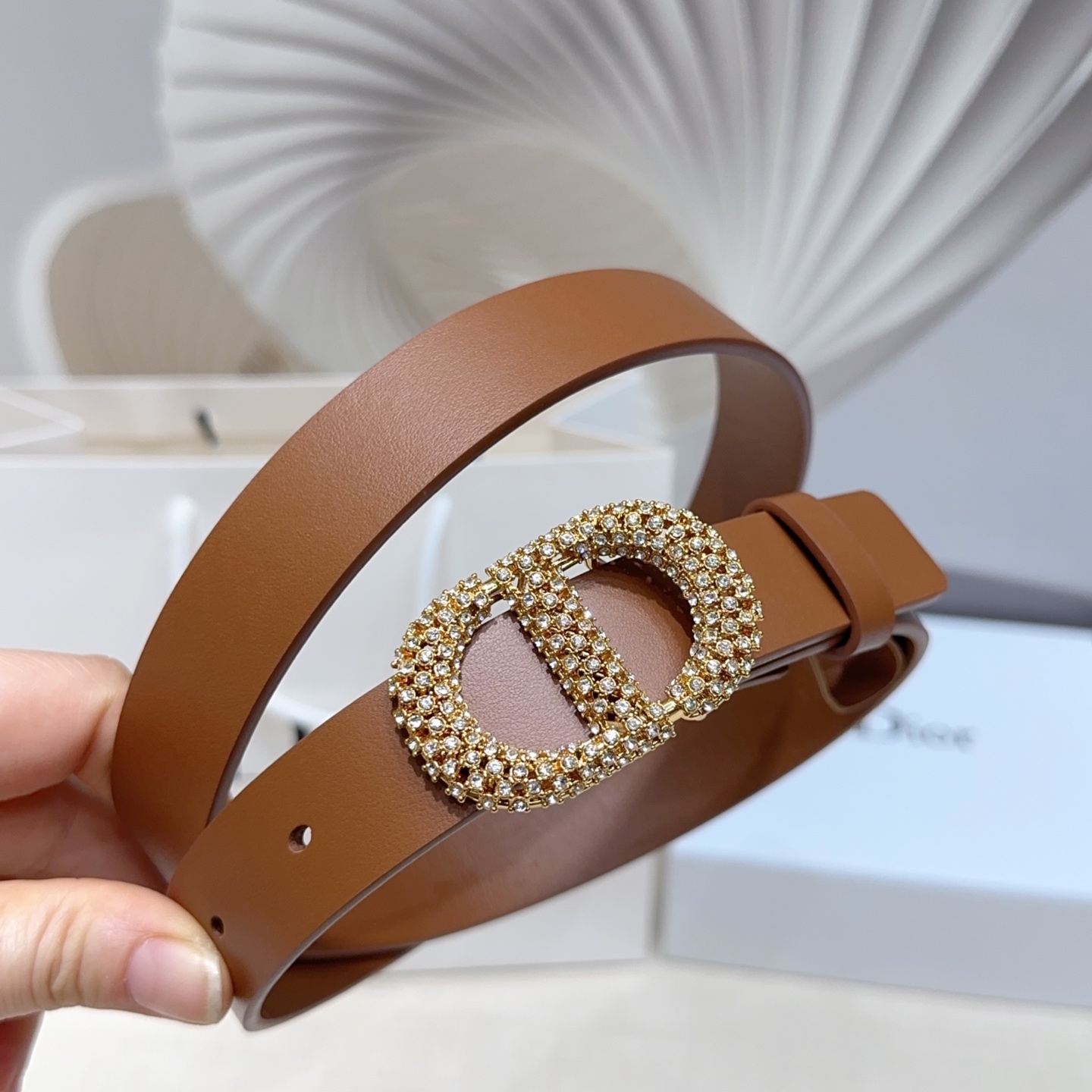 💥💥💥2.5cm迪奥腰带，双面头层进口牛皮，长度：75.80.85.90.95.100.105欧，铜五金