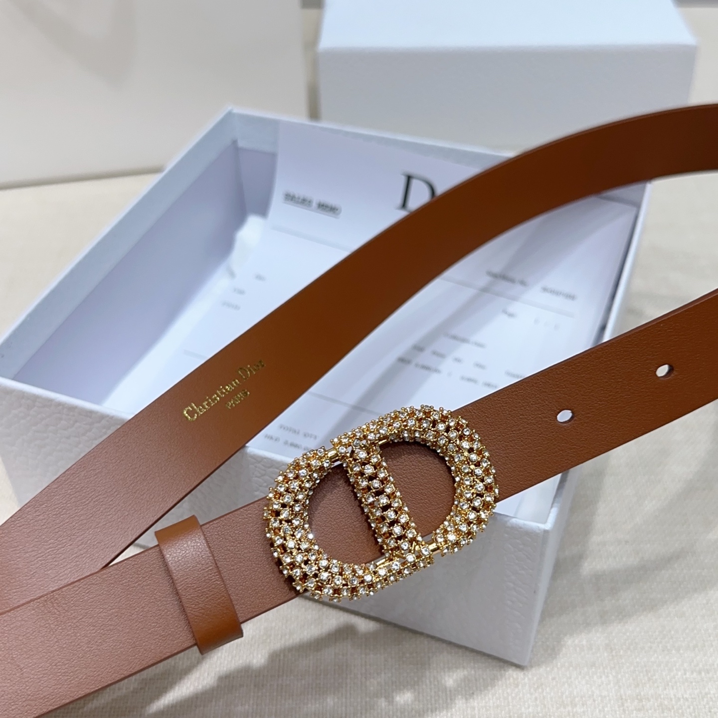 💥💥💥2.5cm迪奥腰带，双面头层进口牛皮，长度：75.80.85.90.95.100.105欧，铜五金