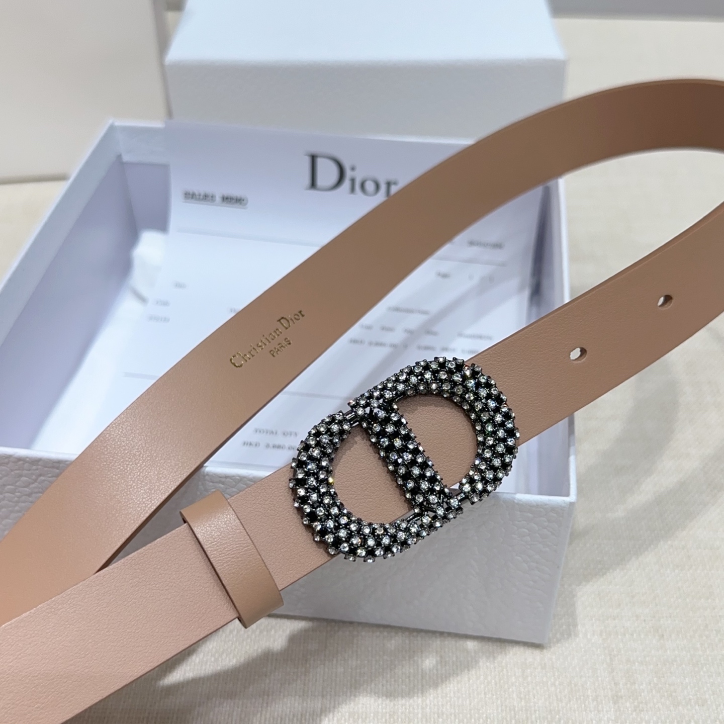 💥💥💥2.5cm迪奥腰带，双面头层进口牛皮，长度：75.80.85.90.95.100.105欧，铜五金